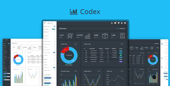 Codex - Bootstrap + AngularJs + RTL Admin Template - Admin Templates Site Templates