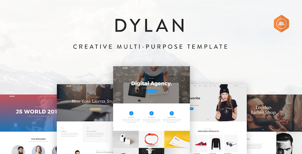 Dylan - Responsive Multi-Purpose HTML Template - Creative Site Templates