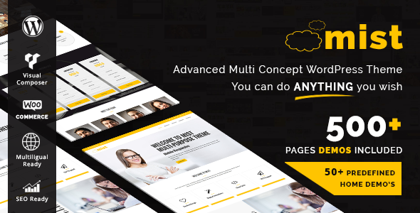 Mist - Advanced Multi-Concept WordPress Theme - Business Corporate