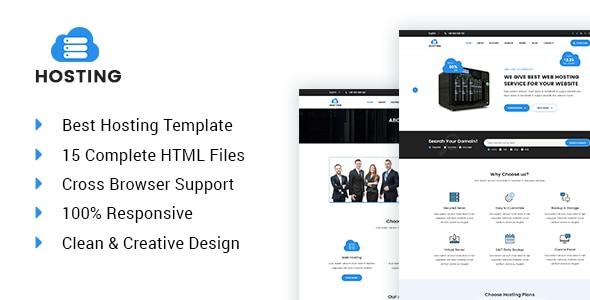 Hostripe - Web hosting and technology HTML5 template - Hosting Technology