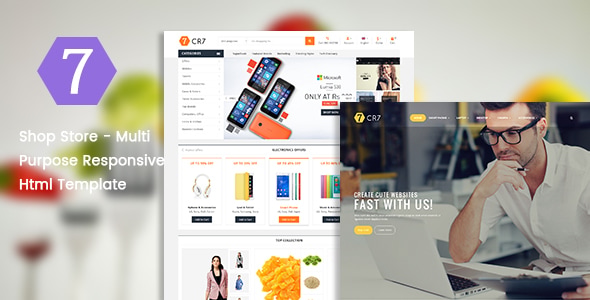 Shop Store - Multi Purpose Responsive Html Template - Retail Site Templates