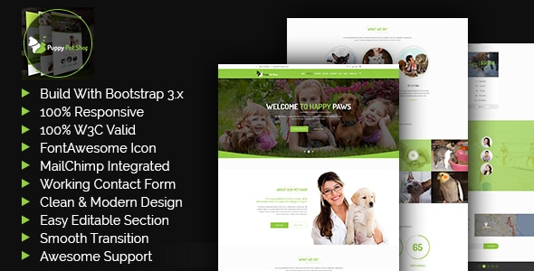 Petshop - Pet Shop, Veterinary HTML5 Template - Miscellaneous Site Templates