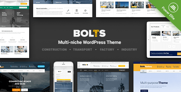Bolts — WordPress theme for the Construction and Transport Industries - Business Corporate