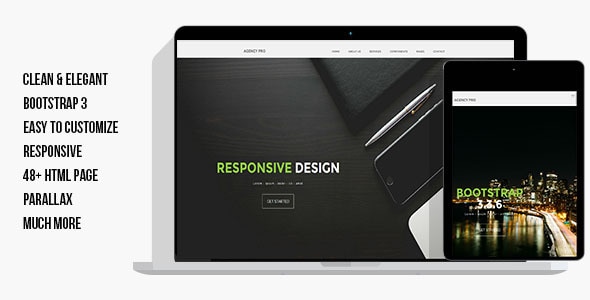 AgencyProHTML - Technology Site Templates