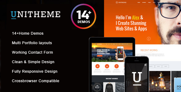 UniTheme - Responsive Multi-Purpose HTML Template - Site Templates