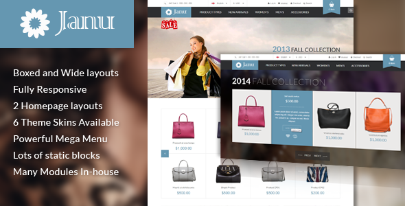 Janu - Responsive Multipurpose Magento Theme - Shopping Magento
