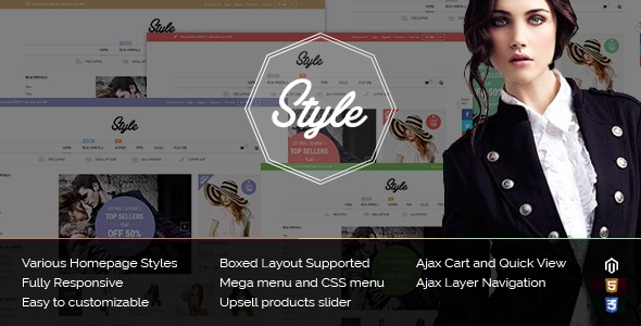 Style - Responsive Multipurpose Magento Theme - Fashion Magento