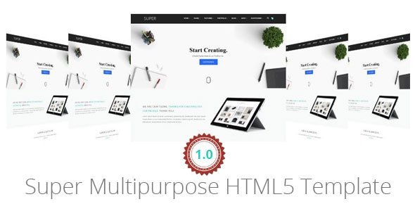 Super Multipurpose HTML5 Template - Corporate Site Templates
