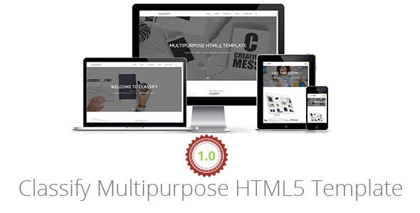 Classify Creative Multipurpose HTML5 Template - Creative Site Templates