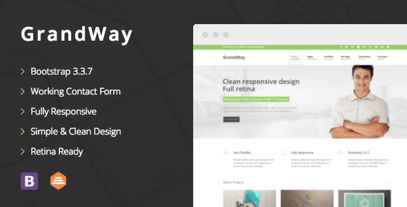GrandWay - Fully Responsive HTML5/CSS3 Template - Business Corporate