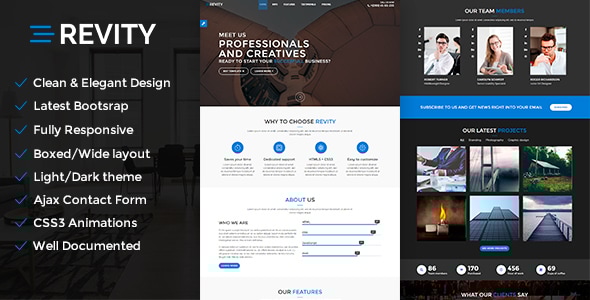Revity - Responsive WordPress Website Builder - Portfolio Creative