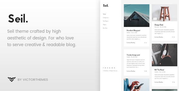 Seil - A Responsive Blog WordPress Theme - Personal Blog / Magazine
