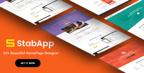 StabApp - Mobile App Showcase WordPress Theme - Software Technology