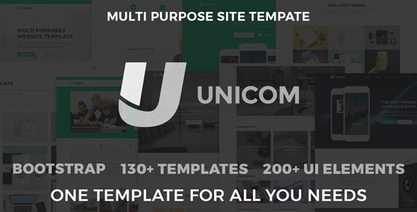 Unicom Responsive Multi Purpose Template - Business Corporate