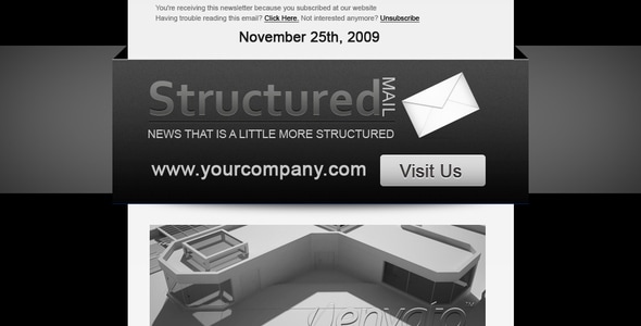 Structured Mail - Newsletters Email Templates