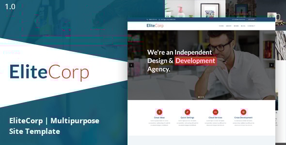 EliteCorp Multipurpose HTML5 Template - Business Corporate