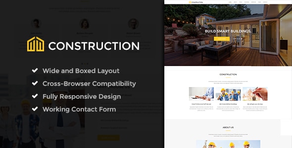 Construction Firm - Ultimate Construction Company Template - Site Templates