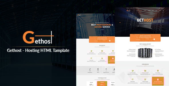 Gethost - Hosting Responsive HTML Template - Hosting Technology