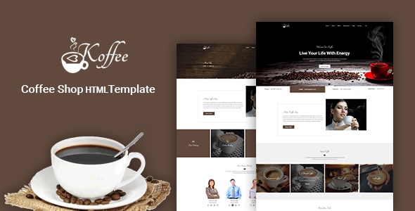 Koffee - Coffee Shop HTML Template by HasTech | ThemeForest