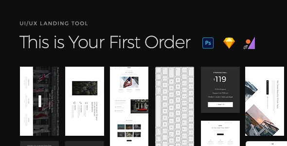 First Order UI/UX Tool - Photoshop UI Templates