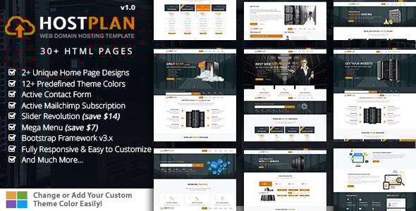 Hostplan - Hosting Plan HTML Template - Hosting Technology