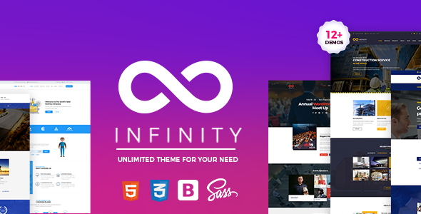 infinity - One Page HTML Template - Business Corporate