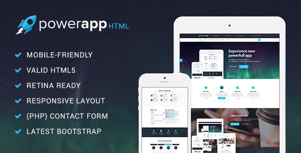 PowerApp HTML Template - Creative Site Templates