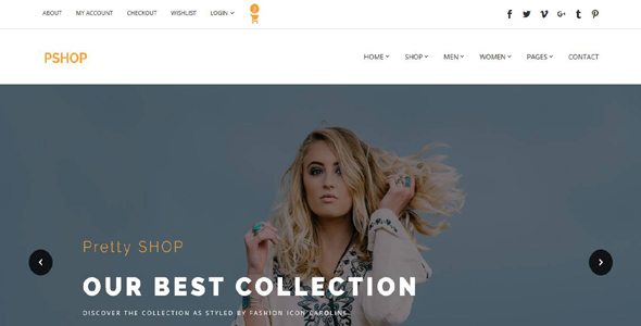 PrettyShop - Responsive Bootstrap eCommerce Template - Retail Site Templates