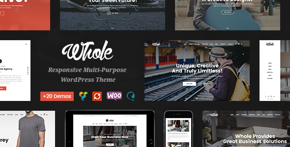 Whole - Creative Multi-Purpose WordPress Theme - Business Corporate