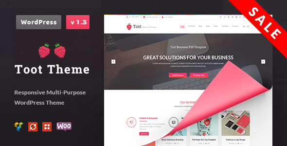 Toot | Responsive Multi-Purpose WordPress Theme - Business Corporate