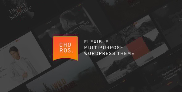 Choros — Responsive Multipurpose WordPress Theme - Creative WordPress