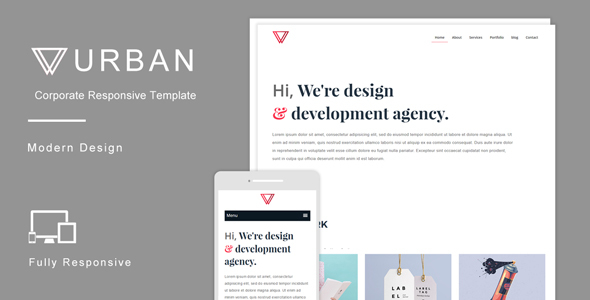 Urban - Multipurpose Responsive HTML Template - Corporate Site Templates