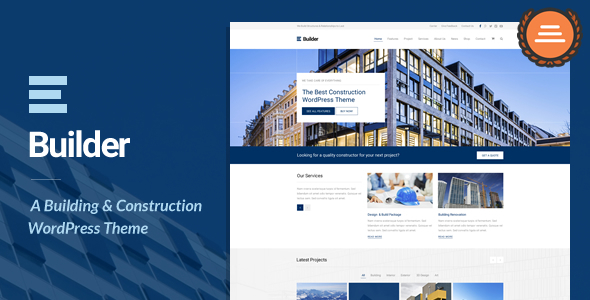 Builder - Building & Construction WordPress Theme - Business Corporate