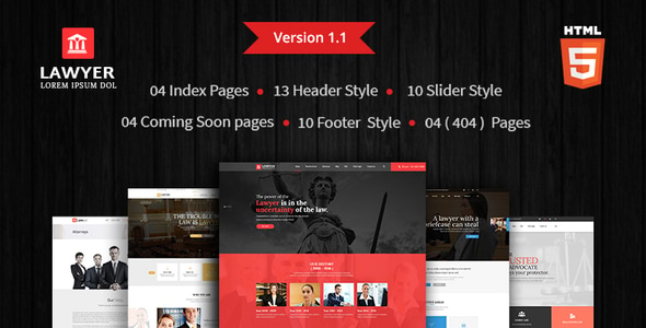 Lawyer - HTML Template - Corporate Site Templates