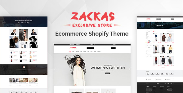 Zackas - Responsive Shopify Theme - Fashion Shopify