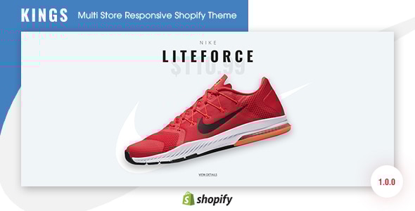 KINGS - Multi Store Responsive Shopify Theme - Shopify eCommerce