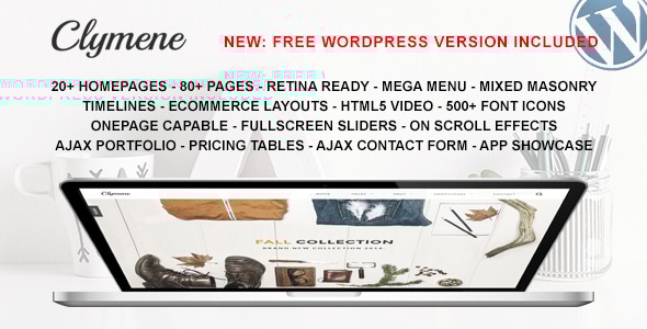 Clymene - Multipurpose HTML5 Template - Corporate Site Templates