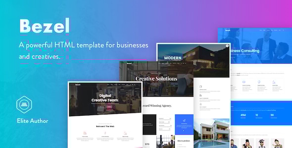 Bezel - Creative Multi-Purpose HTML Template - Creative Site Templates