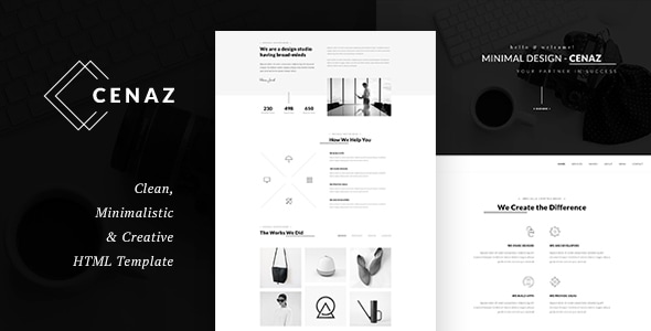 CEZAN - Minimal HTML Template - Creative Site Templates