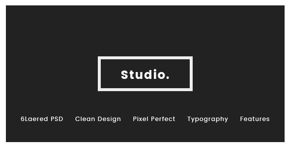 RDStudio PSD Template - Creative Photoshop