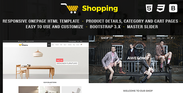Shop - Responsive eCommerce HTML Template - Creative Site Templates