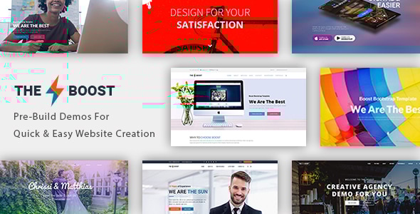 The Boost - Creative Multipurpose WordPress Theme - Creative WordPress