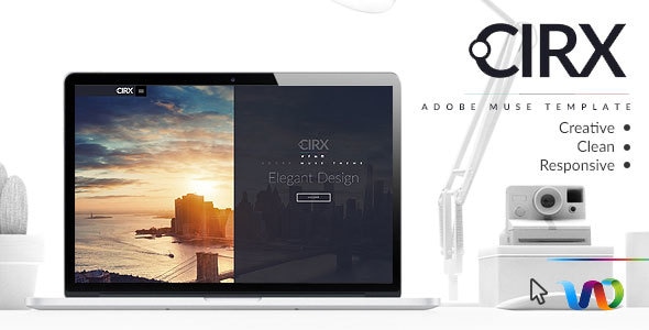 Cirx Multipurpose Template - Corporate Muse Templates