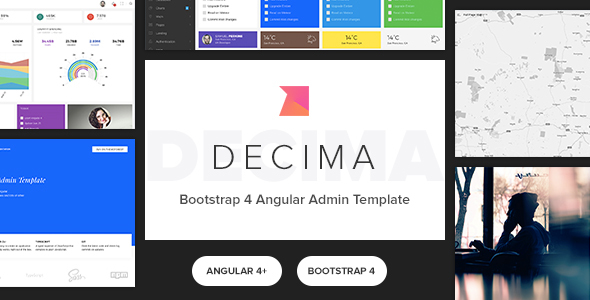 Decima - Bootstrap 4 Angular Admin Template - Admin Templates Site Templates