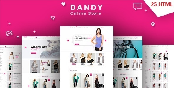 DANDY - Multi-Purpose eCommerce Shop Template - Shopping Retail