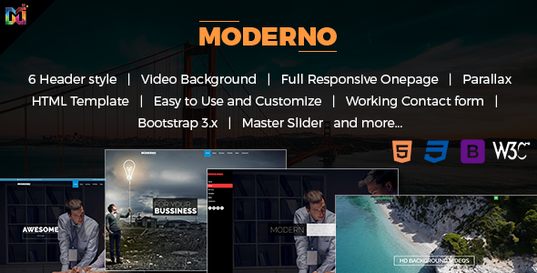 Modern - Responsive Multipurpose HTML Template - Business Corporate