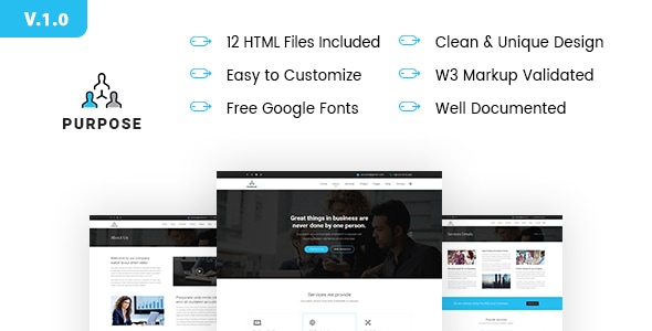 PURPOSE - Creative Business HTML5 Template - Business Corporate