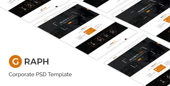 Graph - Creative PSD Template - Marketing Corporate