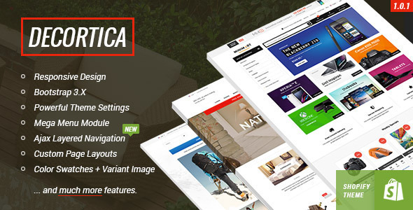 DECORTICA - Responsive Shopify Template - Shopping Shopify
