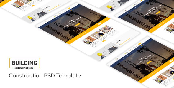 Building - Construction PSD Template - Business Corporate